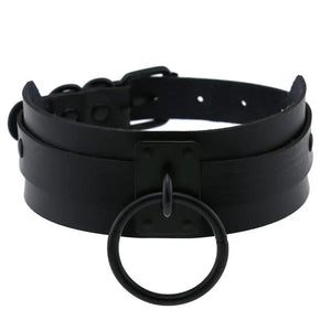 Gothic Choker Goth Collar Women Grunge Punk Harajuku Leather Necklace