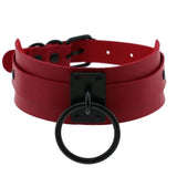 Gothic Choker Goth Collar Women Grunge Punk Harajuku Leather Necklace