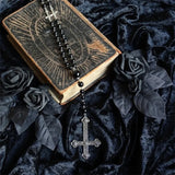 Gothic Rosary Satanic Jewelry Devil Necklace Halloween Pendant