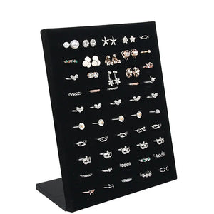 Velvet Jewelry Ring Display Box Holder Storage Organizer 20*10*23CM