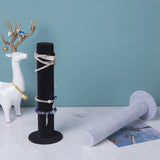 Black&Gray Velvet Bracelet Watch Stand Display