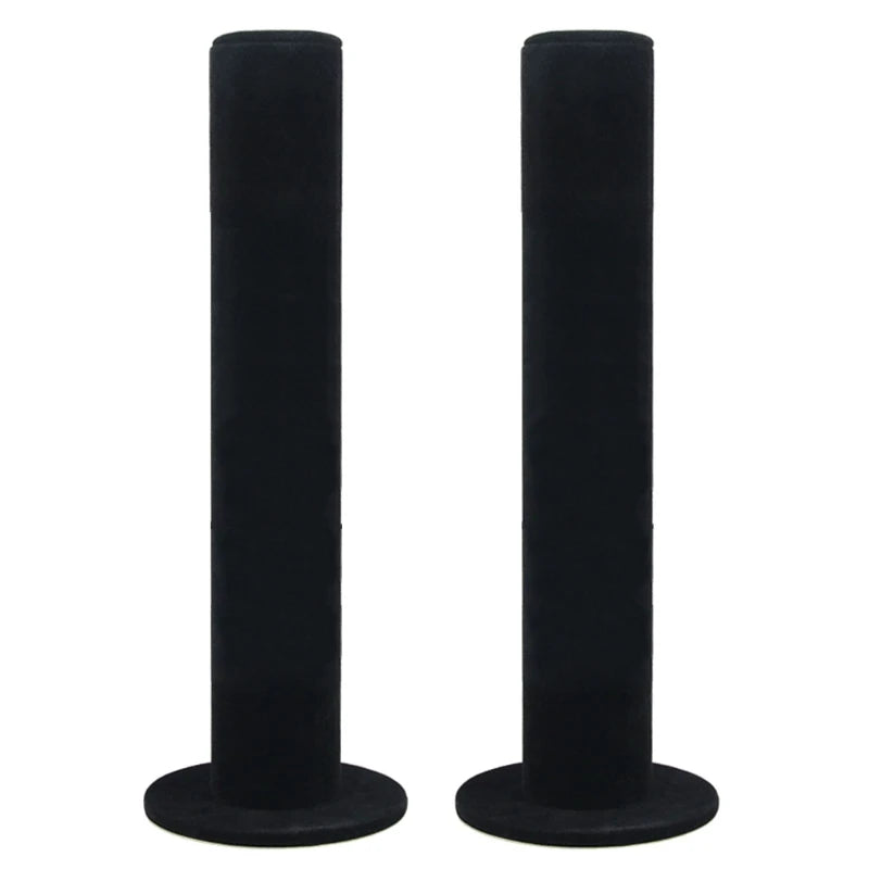 Black&Gray Velvet Bracelet Watch Stand Display