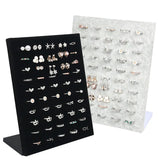 Velvet Jewelry Ring Display Stand Storage Box Organizer