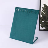Black/Gray/Yellow Linen/Green Earring Jewelry Organizer Display Stand