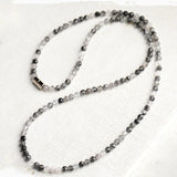 Natural Crystal Beaded Bracelet Three Circle Bracelets Gift Jewelry