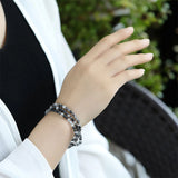Natural Crystal Beaded Bracelet Three Circle Bracelets Gift Jewelry