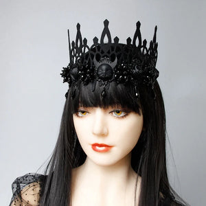 Halloween Party Headband Death Demon Witch Crown Headdress