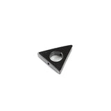 Hematite Triangle Beads Natural Stone Hollow Out 16*16mm 25pcs