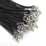 60CM Braided Rope Necklaces Lobster Clasp Chain 20PCS/Lot String Cord