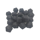 Icosahedron Silicone Bead for DIY Keychain Bracelet Necklace