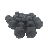 Icosahedron Silicone Bead for DIY Keychain Bracelet Necklace