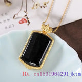 Natural Chalcedony Pendant Necklace 925 Silver Charm Jewelry