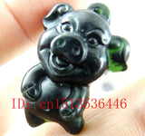 Jade Chinese Zodiac Pendant Necklace Luck Amulet Charm Jewellery