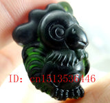 Jade Chinese Zodiac Pendant Necklace Luck Amulet Charm Jewellery