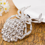 Jet Spider Brooch Men Jewelry colar Masculino Party Broches Bijuterias Noble
