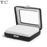 Diamond Ring Storage Box Metal Lock Display Bare Stone Box