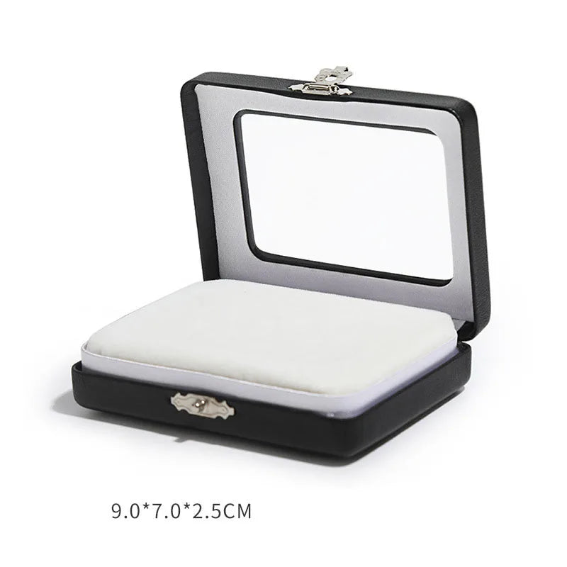 Diamond Ring Storage Box Metal Lock Display Bare Stone Box