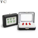 Diamond Ring Storage Box Metal Lock Display Bare Stone Box