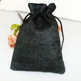 Jute Drawstring Beads Gift Bag 50pcs Burlap Bags Wedding Party Candy Packaging