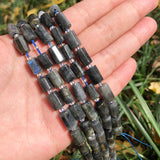 Labradorite Stone Beads for DIY Jewelry Making 7.5inch