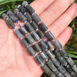 Labradorite Stone Beads for DIY Jewelry Making 7.5inch