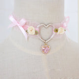 Crystal Tassel Gothic Style Choker Necklace
