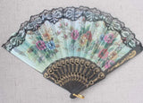 12pcs Lace Floral Folding Hand Fans Wedding Dancing
