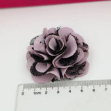 Lace Flowers 5.5cm Fabric Fancy Flowers - 10 Pcs