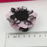 Lace Flowers 5.5cm Fabric Fancy Flowers - 10 Pcs