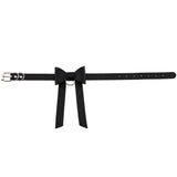 Leather BowKnot Choker Necklace Collar Gothic Punk Choker