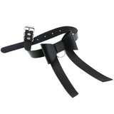 Leather BowKnot Choker Necklace Collar Gothic Punk Choker