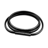 Leather Chain Necklace for DIY Women Men Braid Rope Long Necklace 40/50/60/70CM