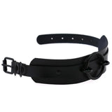 Leather Choker Goth Girls Collar Necklace Punk Chokers Witch Necklace
