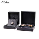 Leather Proposal Ring Pendant Necklace Bracelet Collection Box