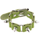 Studded Leather Bracelet Cuff Goth Punk Spiked Bracelet Rivet Bangle