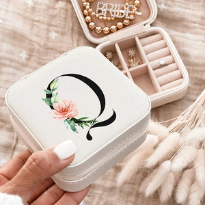 Wedding Jewelry Box with Hidden Ring Compartment