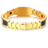 Magnetic Bracelet Men 316L Stainless Steel Hand Chain Masonic Health