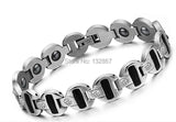 Magnetic CZ Mens Anti-Fatigue Bracelet