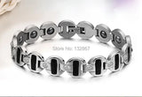 Magnetic CZ Mens Anti-Fatigue Bracelet