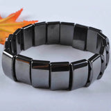 Magnetic Hematite Beads Stretch Bracelet 7.5 Inch