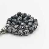Malachite Tasbih 33 Prayer Beads Muslim Rosary Islamic Accessories Eid Gift