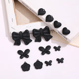 Matte Bowknot Flower Pendant Beaded DIY Accessories