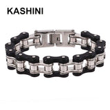 Men's Biker Bicycle Chain Link Bracelet Stainless Steel Retro Jewelry