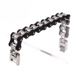 Men's Biker Bicycle Chain Link Bracelet Stainless Steel Retro Jewelry