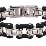 Men's Biker Bicycle Chain Link Bracelet Stainless Steel Retro Jewelry