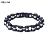 Men's Biker Bicycle Chain Link Bracelet Stainless Steel Retro Jewelry