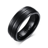 Titanium Carbide Men's Wedding Band Classic Boyfriend Gift