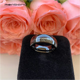 Tungsten Wedding Band Arrow Meteorite Koa Wood Inlay