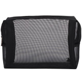 Mesh Makeup Bag Zipper Pouch Travel Cosmetic Organizer Pack of 3