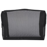 Mesh Makeup Bag Zipper Pouch Travel Cosmetic Organizer Pack of 3